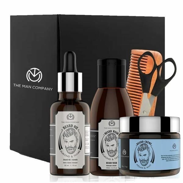 The Man Company Ultimate 5 In 1 Complete Beard Growth & Styling Kit