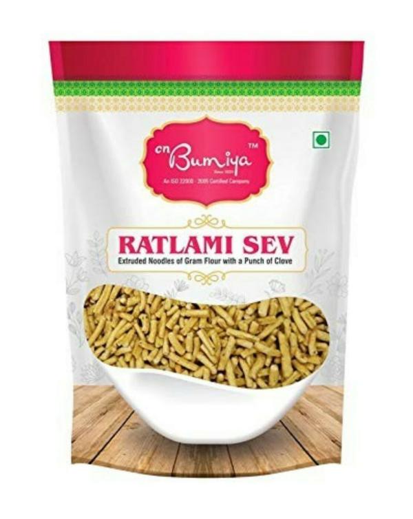 Samrat Namkeen Ratlami Sev Ready To Eat Snacks,Indian Namkeen Snack,Fresh And Crispy -400 Gms Pack Of 3 - View #6