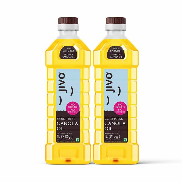 JIVO CANOLA OIL 1 LTR (PACK OF 2) JioMart