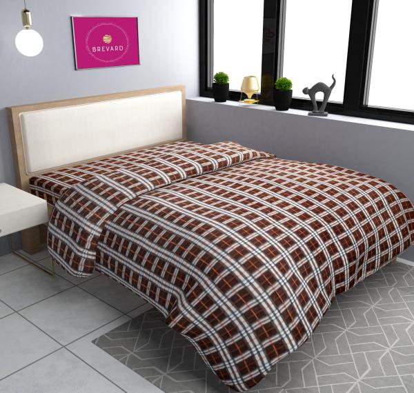 BREVARD Single Bed Woolen Fabric Quilt Cover / Duvet Cover / Rajai