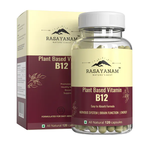 Rasayanam Plant Based Vitamin B12 (Cobalamin) Supports Nervous