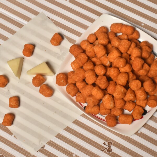 HEKA bites Roasted Quinoa Puffs Tangy Cheese Pack of 6 Healthy