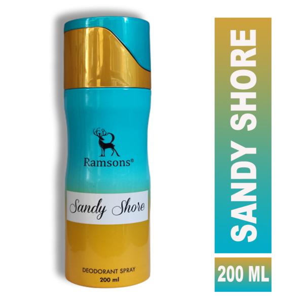 Ramsons Sandy Shore Long Lasting Deodorant Body Spray For Women, 200ml