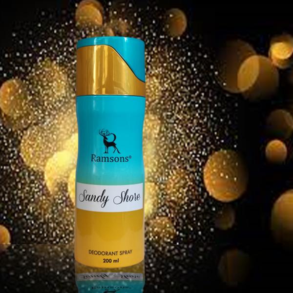 Ramsons Sandy Shore Long Lasting Deodorant Body Spray For Women, 200ml