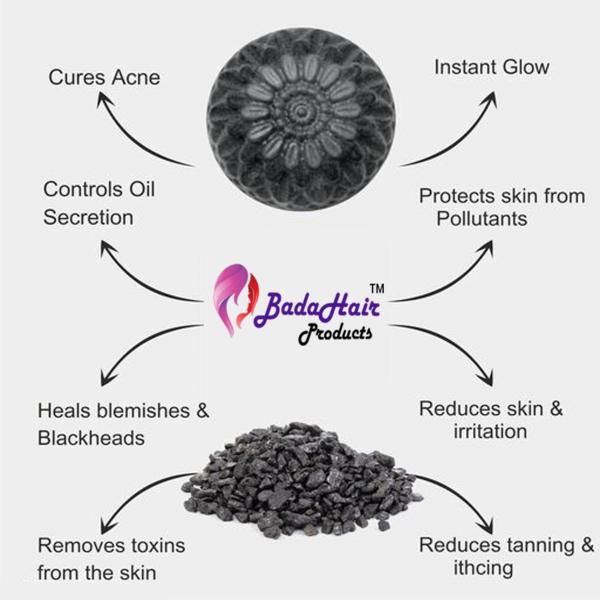 Badahair Activated Charcoal Bath Soap, 100 G (Pack Of 5) JioMart