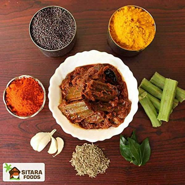 SITARA FOODS Munakkaya Pickle Andhra Style 1000 g JioMart