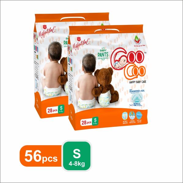 Coo Coo Baby Pullup Diaper Pants S (56 Pieces) JioMart