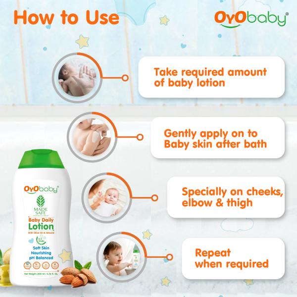 OYO BABY Gift for Baby Girl & Boy 4 Skin and Hair Care Baby Products -  JioMart