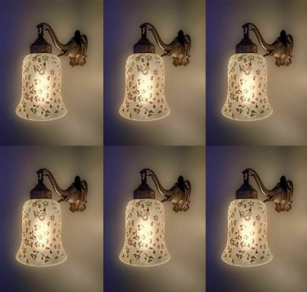 PR Prashant Clear Swing Arm Wall Light Wall Lamp without BulbSurface