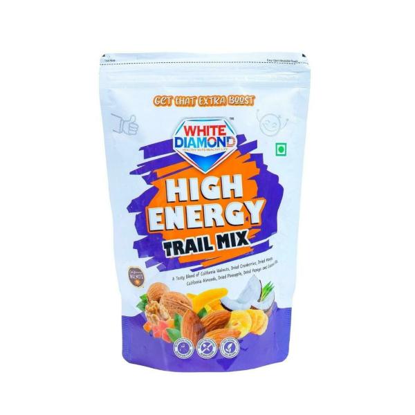 White Diamond High Energy International Trail Mix Gourmet Nut 200g JioMart
