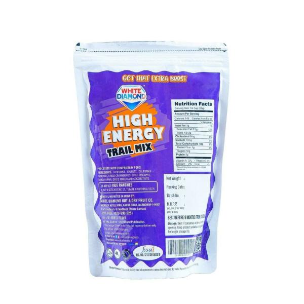 White Diamond High Energy International Trail Mix Gourmet Nut 200g JioMart