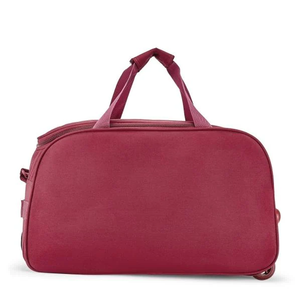 Priority Neptune Red Polyester 2 Wheel Duffle Trolley Bag 61 cm JioMart