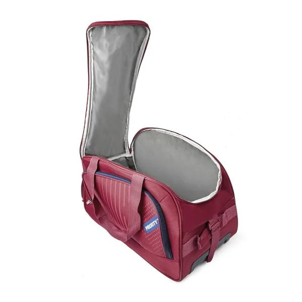 Priority Neptune Red Polyester 2 Wheel Duffle Trolley Bag 61 cm JioMart