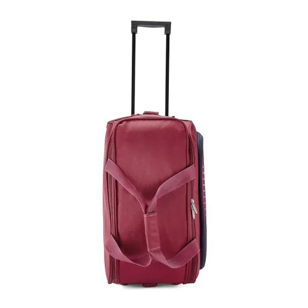 Priority Neptune Red Polyester 2 Wheel Duffle Trolley Bag 61 cm JioMart