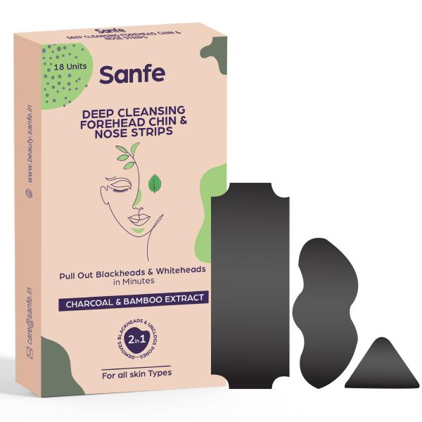 Sanfe Deep Purifying Forehead, Nose & Chin Strips Complete Face