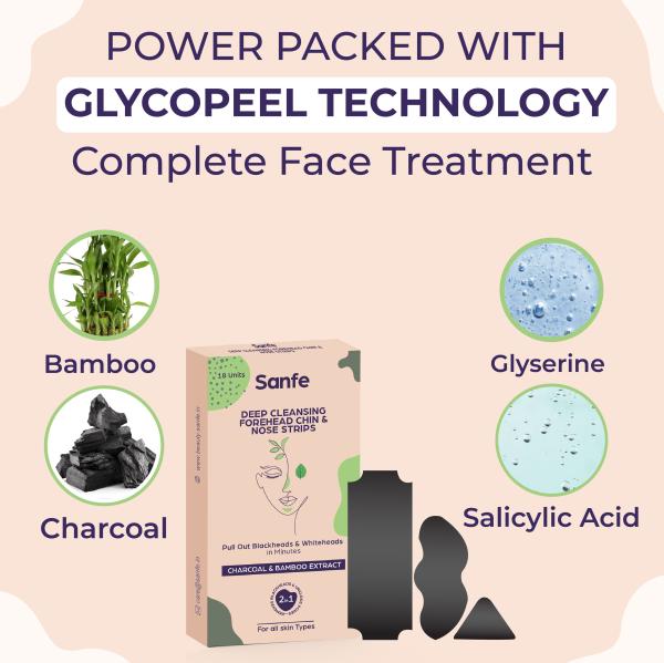 Sanfe Deep Purifying Forehead, Nose & Chin Strips Complete Face