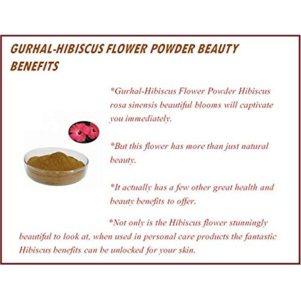 MGBN Gelatin With GurhalHibiscus Flower Powder Mix 2 In 1 Use For Face
