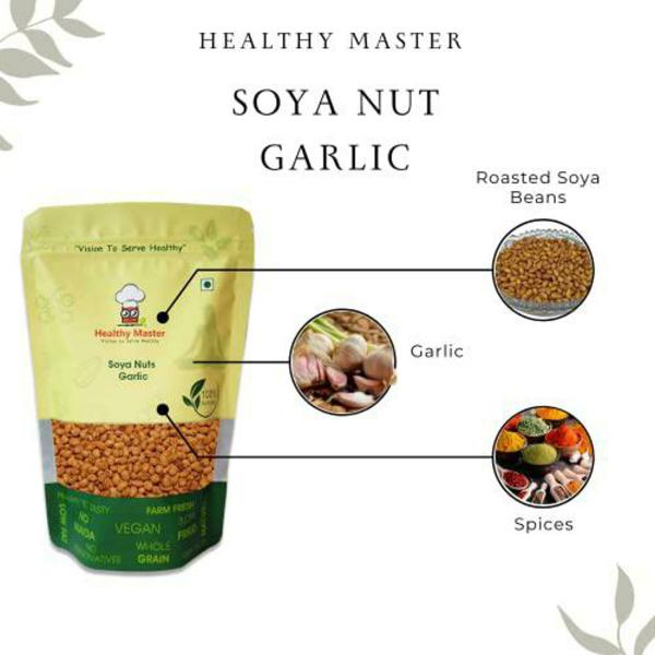 Healthy Roasted Soya Nut Garlic 500 G JioMart