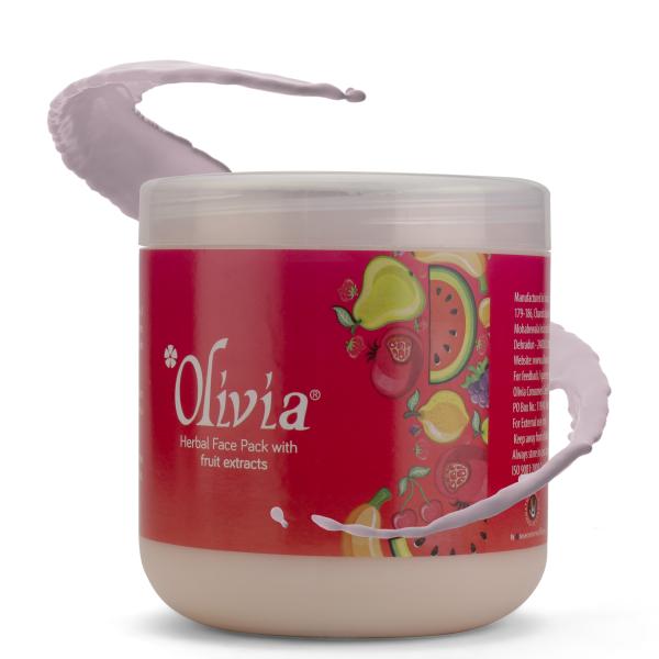 Olivia Herbal Face Pack with Fruit Extracts Natural Skin Care 800g for
