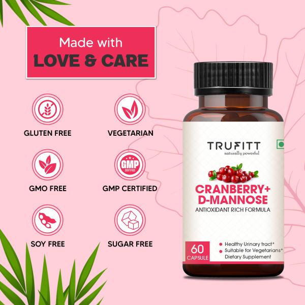 Simply Earth by Trufitt Cranberry + DMannose Antioxidant for Kidney