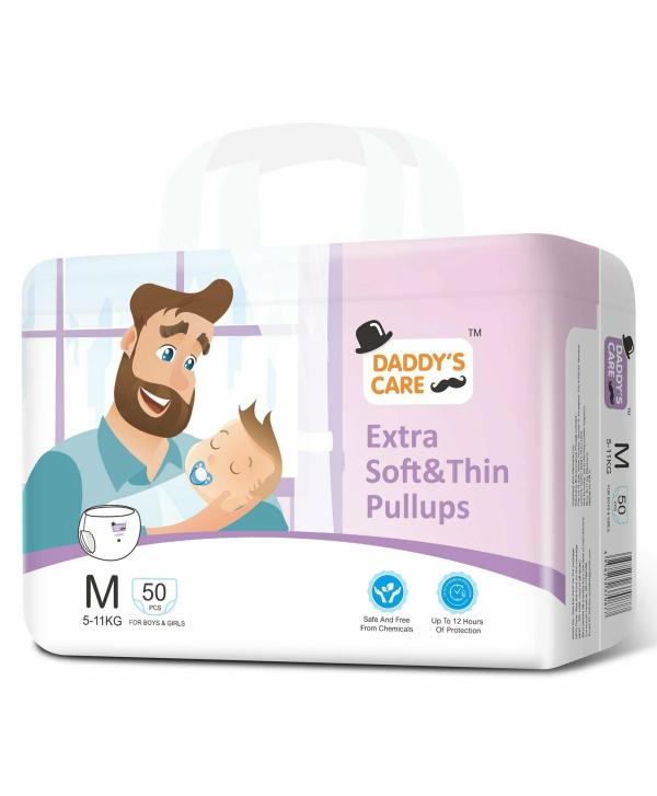 Daddy's Care UltraThin Disposable PullUp Diapers with Wetness