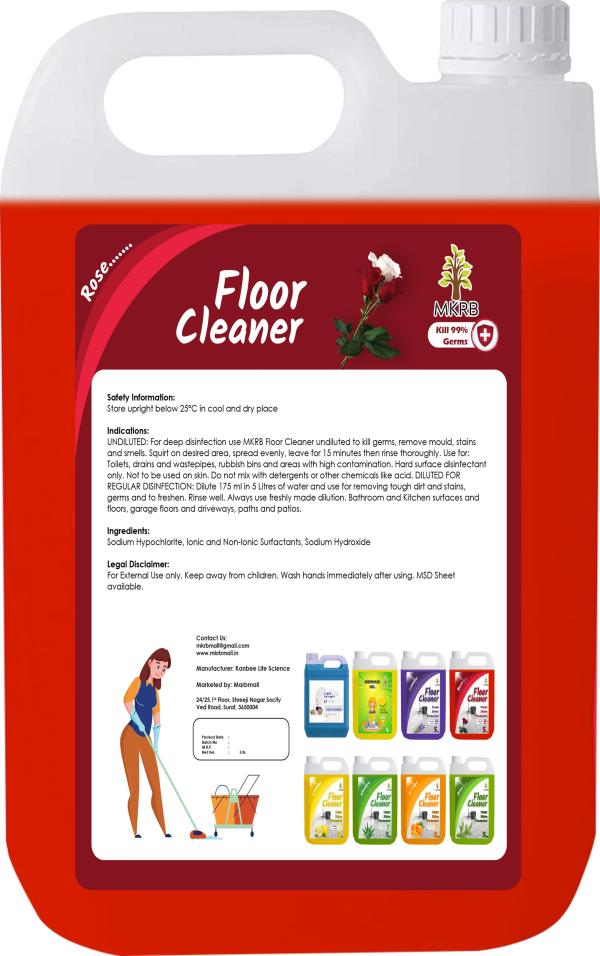 MKRB Rose Fragrance Floor Cleaner 5000 ml JioMart