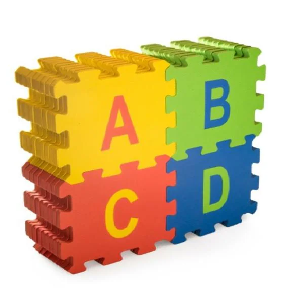DELTA 36 Pcs Alphanumeric EVA Foam Interlocking Puzzle Mat Play Toy for