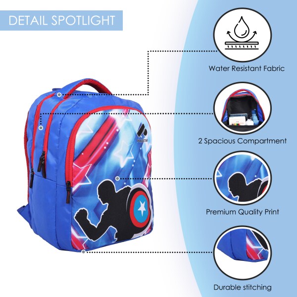 POLESTAR Graphic 35 L College/ School/ Casual/ Day Travel Backpack with