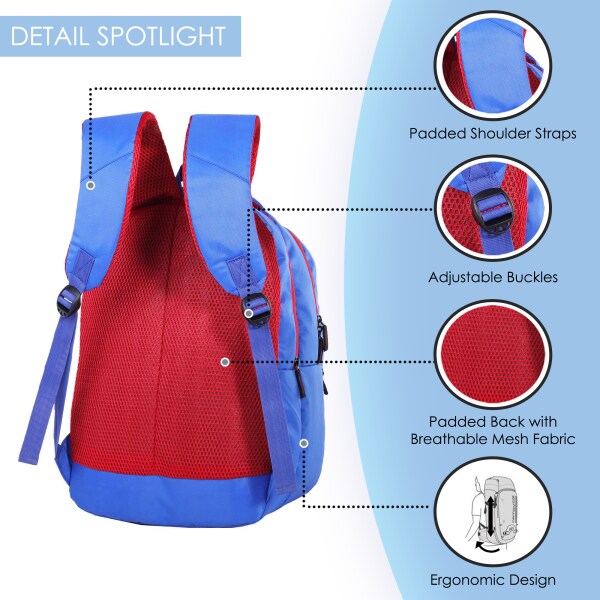 POLESTAR Graphic 35 L College/ School/ Casual/ Day Travel Backpack with