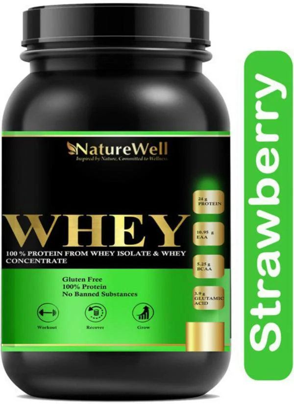 Naturewell Gold Standard Protein Powder Strawberry, 5000 Gram JioMart