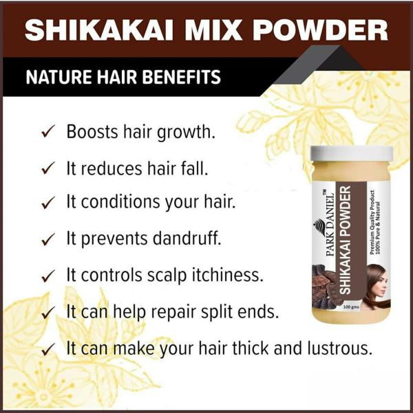 Park Daniel Shikakai Powder Natural Hair Cleanser, 100 G Hair Care