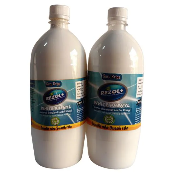 Rezol Phenyl for Floor & Bathroom Cleaner Pine Fragrance 1 Litre (Pack of 2) JioMart