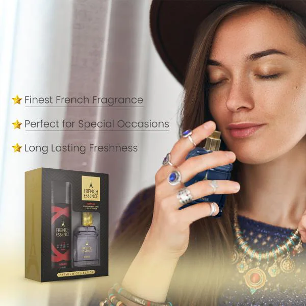 FRENCE ESSENCE GIFT SET INTENSE ( DEO 200ML + PERFUME 60 ML ) JioMart