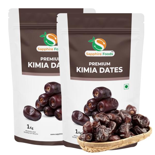 Organic Sapphire Foods Premium ( VIP) Kimia Dates Pack Of 2 (2kg