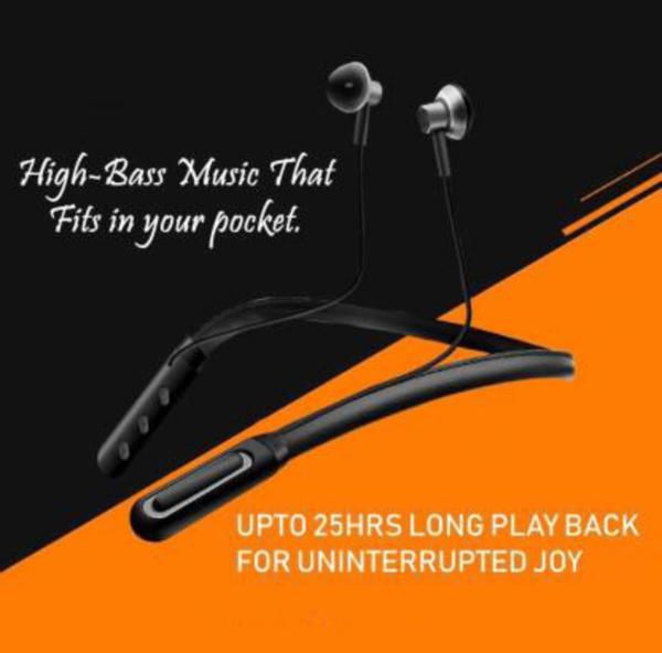 Cihlex Bt 25 Good Bass Bluetooth Neckband With Long Life Battery 25Hr