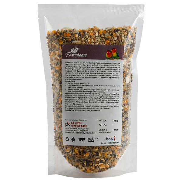 Farmbean Premium Seed Blend of 8 Grains & Nuts, Fortified with