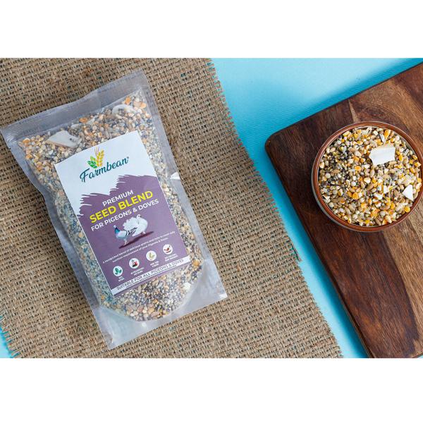 Farmbean Premium Seed Blend of 8 Grains & Nuts, Fortified with