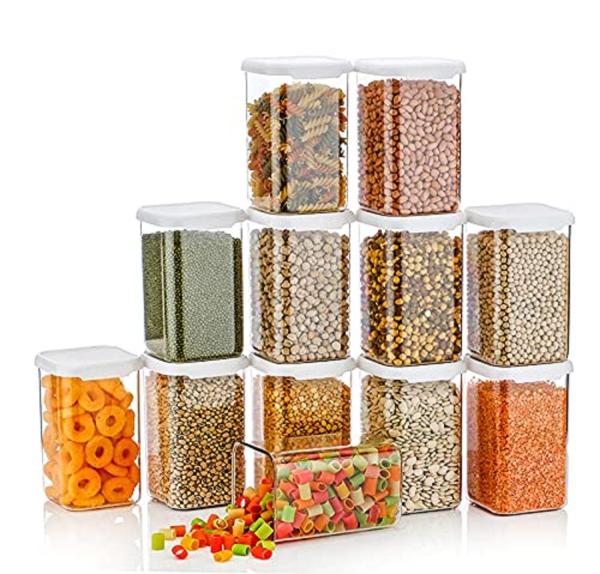 DELSHA Premium Designer 100 Unbreakable Air Tight Kitchen Plastic