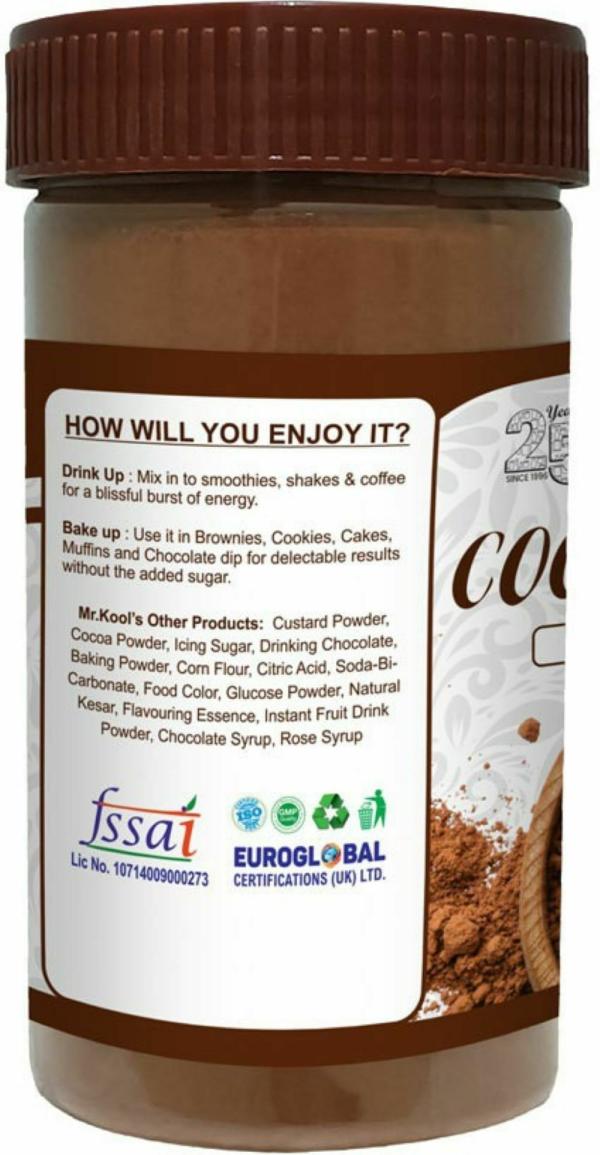 Mr.Kool Chocolate Soya Milk Powder 200gm and Dark Brown Cocoa Powder 100gm.Pack Of 2 JioMart