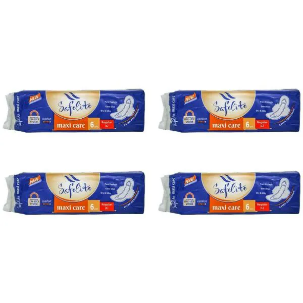 Safelite Sanitary Napkin (Large), Sanitary pad having gel lock