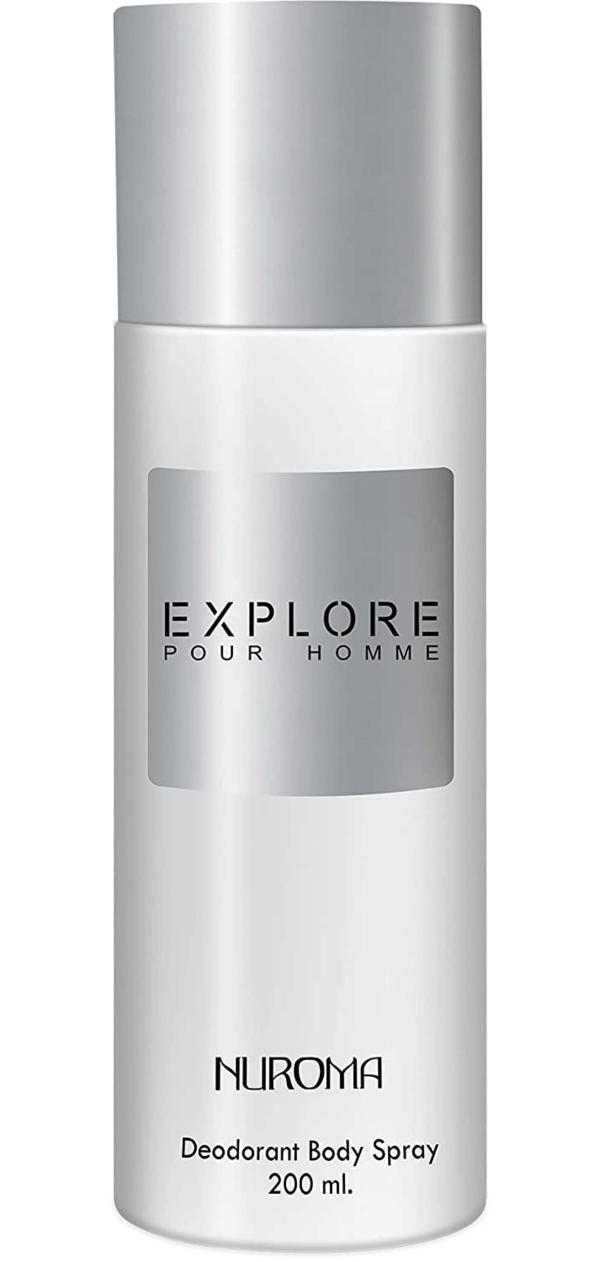 Nuroma Deodorant Body Spray for Men, 200ml Explore White JioMart