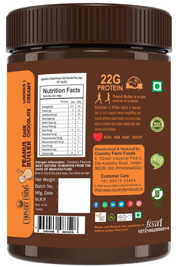 Dark Chocolate Peanut Butter 1 kg JioMart