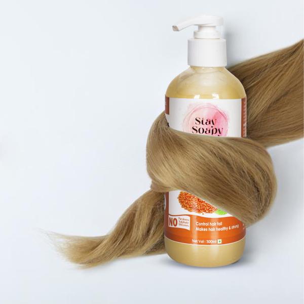 Stay Soapy Hair fall control Shampoo 300 ML Helps to protect your hair from harmful chemicals