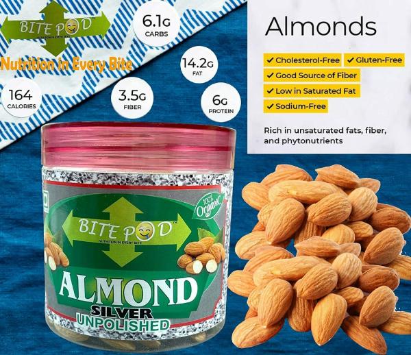 BITEPOD 100 Natural Sliver Almonds Sliver Almonds unpolished Quality