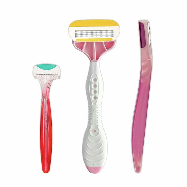 Kai Women Hair Removal Razor Beauty Box Kit, Body Razor, Face Razor