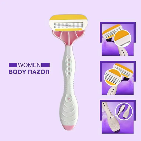 Kai Women Hair Removal Razor Beauty Box Kit, Body Razor, Face Razor