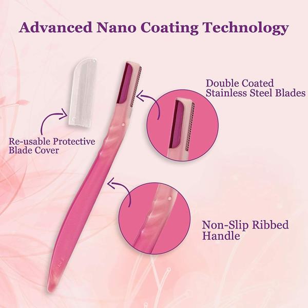 Kai Women Hair Removal Razor Beauty Box Kit, Body Razor, Face Razor