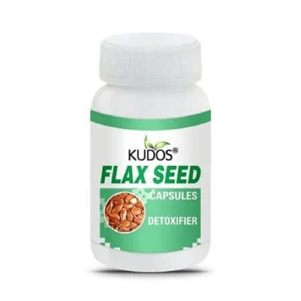 Kudos Ayurveda Flax Seed 60 Capsules JioMart