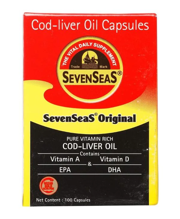 Seven Seas Original Cod Liver Oil 200 Capsules (pack of 2) JioMart
