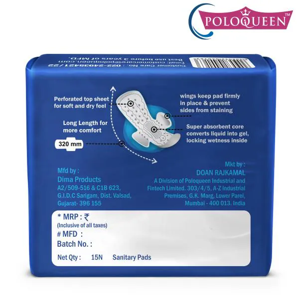 CozyCare Sanitary Pads for Women with Heavy Flow Super Absorbent